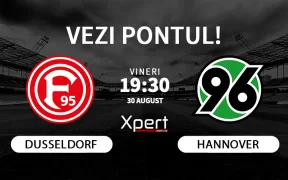 Dusseldorf vs Hannover Ponturi Bunesliga 2 30 August 2024