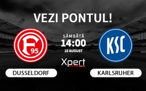 Dusseldorf vs Karlsruher Ponturi Bundesliga 2 10 August 2024