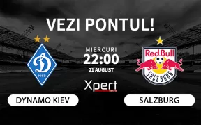 Dynamo Kiev vs Salzburg Ponturi Champions League 21-08-24