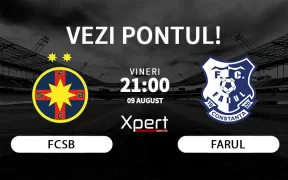 FCSB vs Farul Ponturi Superliga 09 August 2024