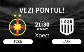 FCSB vs LASK Ponturi Europa League 29 August 2024