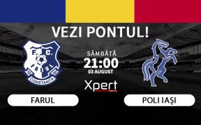 Farul vs Poli Iasi Ponturi Superliga 03 August 2024