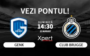 Genk vs Club Brugge Ponturi Belgia 11 August 2024