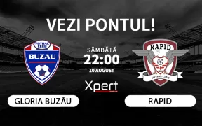 Gloria Buzau vs Rapid Ponturi Superliga 10 August 2024