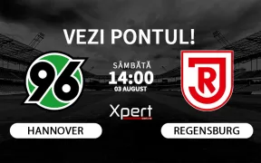 Hannover vs Regensburg Ponturi Bundesliga 2 03 August 2024