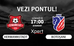 Hermannstadt vs Botosani Ponturi Superliga 10 August 2024