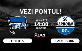 Hertha vs Paderborn Ponturi Bundesliga 2 03 August 2024