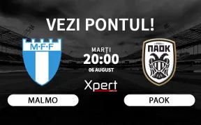 Malmo vs PAOK Ponturi Champions League 06-08-24