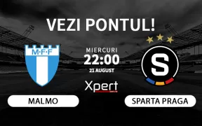 Malmo vs Sparta Praga Ponturi Champions League 21-08-24