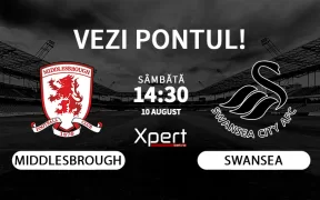 Middlesbrough vs Swansea Ponturi Championship 10 August 2024