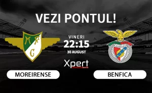 Moreirense vs Benfica Ponturi Portugalia 30-08-24