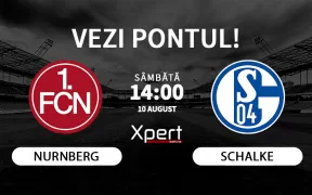 Nurnberg vs Schalke Ponturi Bundesliga 2 10 August 2024