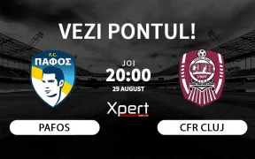 Pafos vs CFR Cluj Ponturi Conference League 29 August 2024