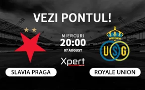 Slavia Praga vs Royale Union Ponturi Champions League 07-08-24