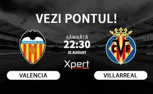 Valencia vs Villarreal Ponturi LaLiga 31 August 2024