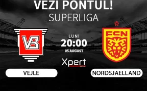 Vejle vs Nordsjaelland Ponturi Danemarca 05 August 2024