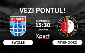 Zwolle vs Feyenoord Ponturi Olanda 18 August 2024
