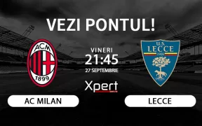 AC Milan vs Lecce Ponturi Serie A 27.09.24