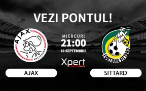 Ajax vs Sittard Ponturi Olanda 18.09.24