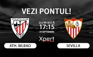 Athletic Bilbao vs Sevilla Ponturi LaLiga 29.09.24