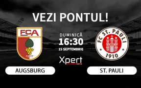 Augsburg vs St Pauli Ponturi Bundesliga 15.09.24
