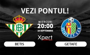 Betis vs Getafe Ponturi LaLiga 18.09.24
