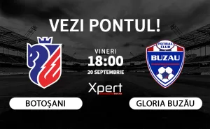 Botosani vs Gloria Buzau Ponturi Superliga 20.09.24