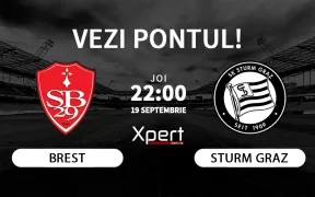Brest vs Sturm Graz Ponturi Champions League 19.09.24