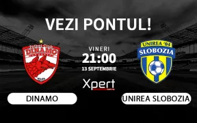 Dinamo vs Unirea Slobozia Ponturi Superliga 13.09.24