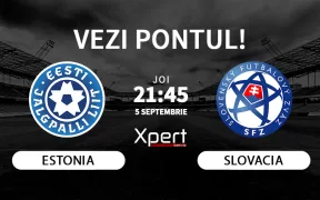 Estonia vs Slovacia Ponturi Nations League 05-09-24