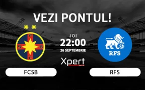 FCSB vs RFS Ponturi Europa League 26.09.24