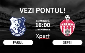 Farul vs Sepsi Ponturi Superliga 22.09.24