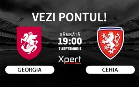 Georgia vs Cehia Ponturi Nations League 07-09-24