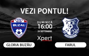 Gloria Buzău vs Farul Constanța Ponturi Superliga 29.09.24
