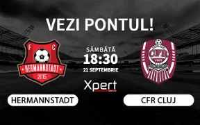 Hermannstadt vs CFR Cluj Ponturi Superliga 21.09.24