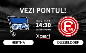 Hertha vs Dusseldorf Ponturi Bundesliga 2 15.09.24