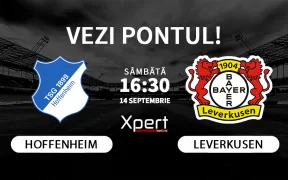 Hoffenheim vs Leverkusen Ponturi Bundesliga 14.09.24