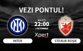 Inter vs Steaua Rosie Ponturi Champions League 01.10.24
