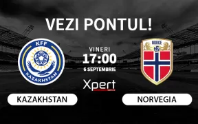 Kazakhstan vs Norvegia Ponturi Nations League 06-09-24
