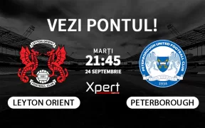 Leyton Orient vs Peterborough Ponturi League One 24.09.24