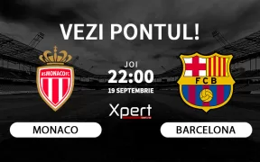 Monaco vs Barcelona Ponturi Champions League 19.09.24