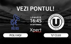 Poli Iasi vs U Cluj Ponturi Superliga 28.09.24