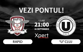 Rapid vs U Cluj Ponturi Superliga 16.09.24