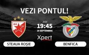 Steaua Rosie vs Benfica Ponturi Champions League 19.09.24