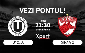 U Cluj vs Dinamo Ponturi Superliga 02-09-24