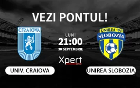 Universitatea Craiova vs Unirea Slobozia Ponturi Superliga 30.09.24
