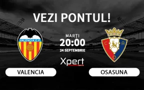 Valencia vs Osasuna Ponturi LaLiga 24.09.24