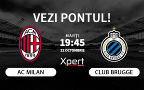 AC Milan vs Club Brugge Ponturi Champions League 22.10.2024