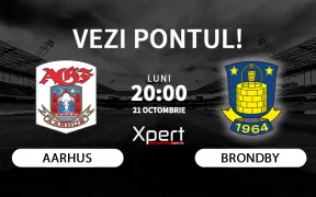 Aarhus vs Brondby Ponturi Danemarca 21.10.24