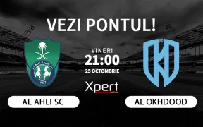 Al Ahli vs Al Okhdood Ponturi Arabia Saudita 25.10.24